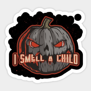 Halloween I smell a child Sticker